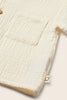 Soft Gauze Cotton Shirt (Ivory)