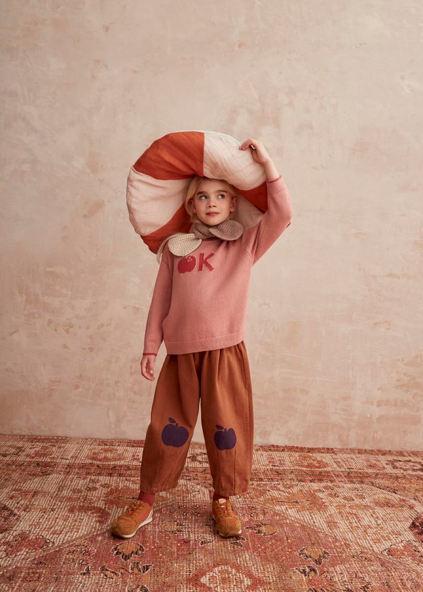 Ziggy Barrel Leg Trouser Kids (Ginger Apple)