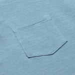 Soft Slub Cotton Polo T-Shirt (Blue)