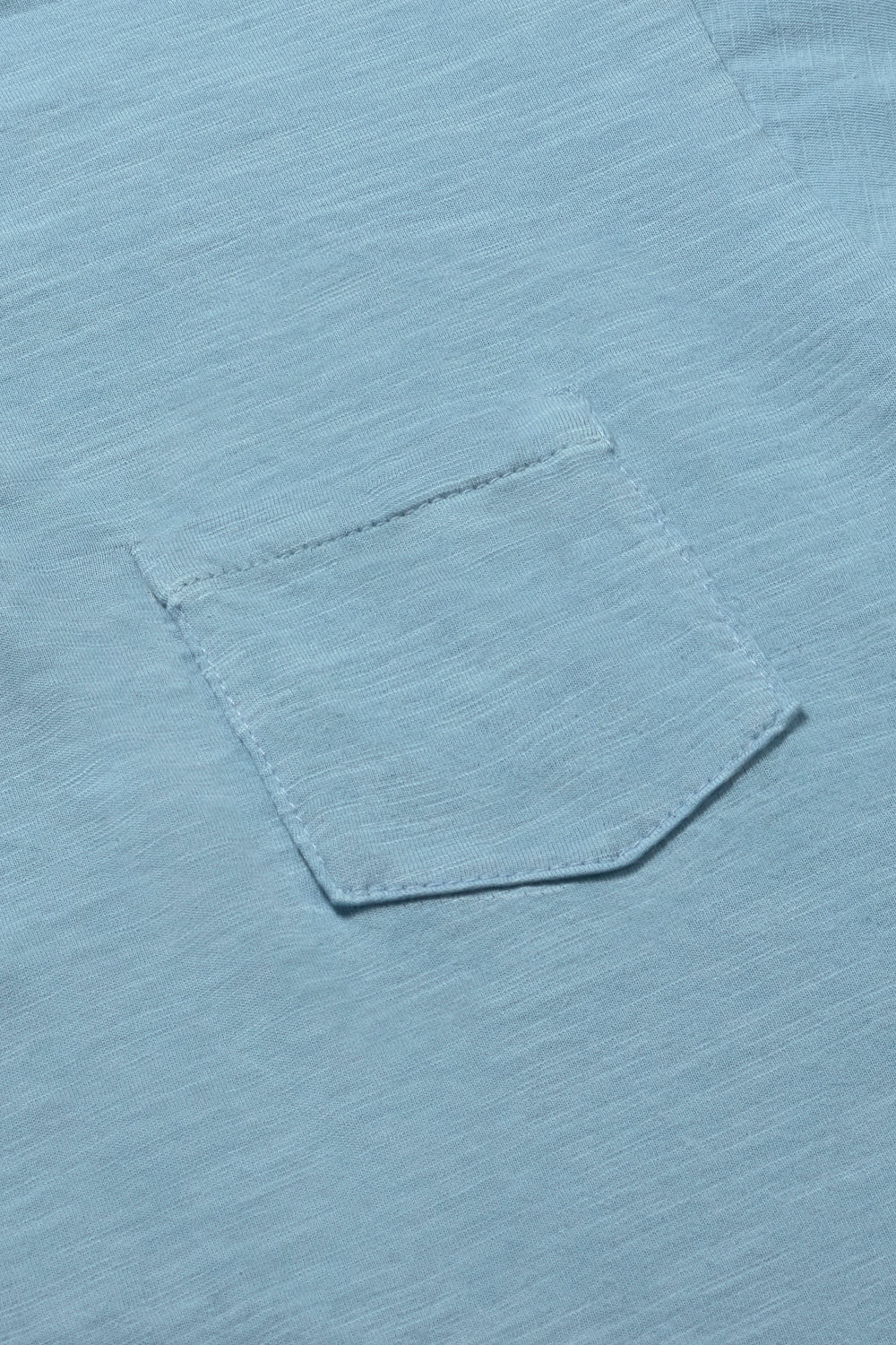 Soft Slub Cotton Polo T-Shirt (Blue)