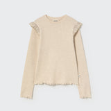 Cotton Rib Sweater (Stone)