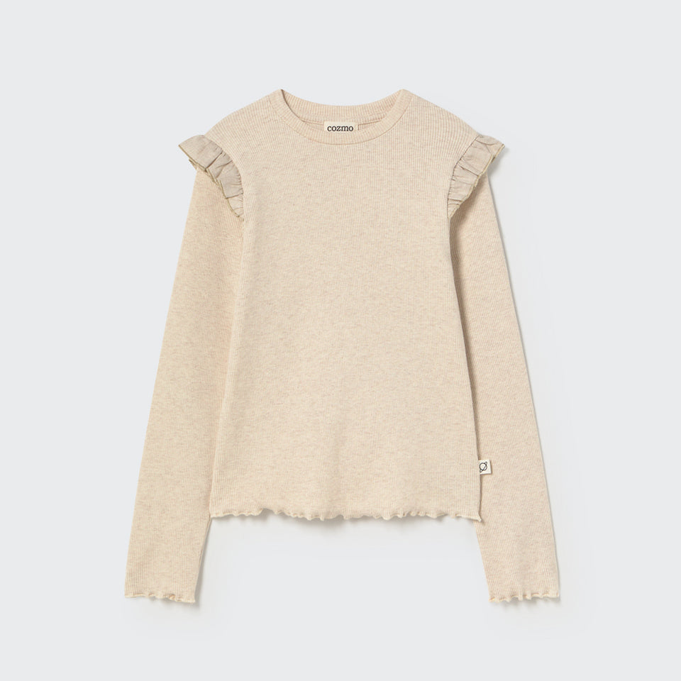 Cotton Rib Sweater (Stone)