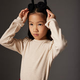 Cotton Rib Sweater (Stone)