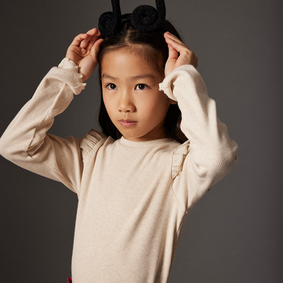 Cotton Rib Sweater (Stone)