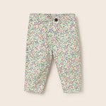 Floral Twill Cotton Pants (Multi)