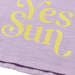 Soft Slub Cotton Print Baby T- Shirt Sun (Lavender)