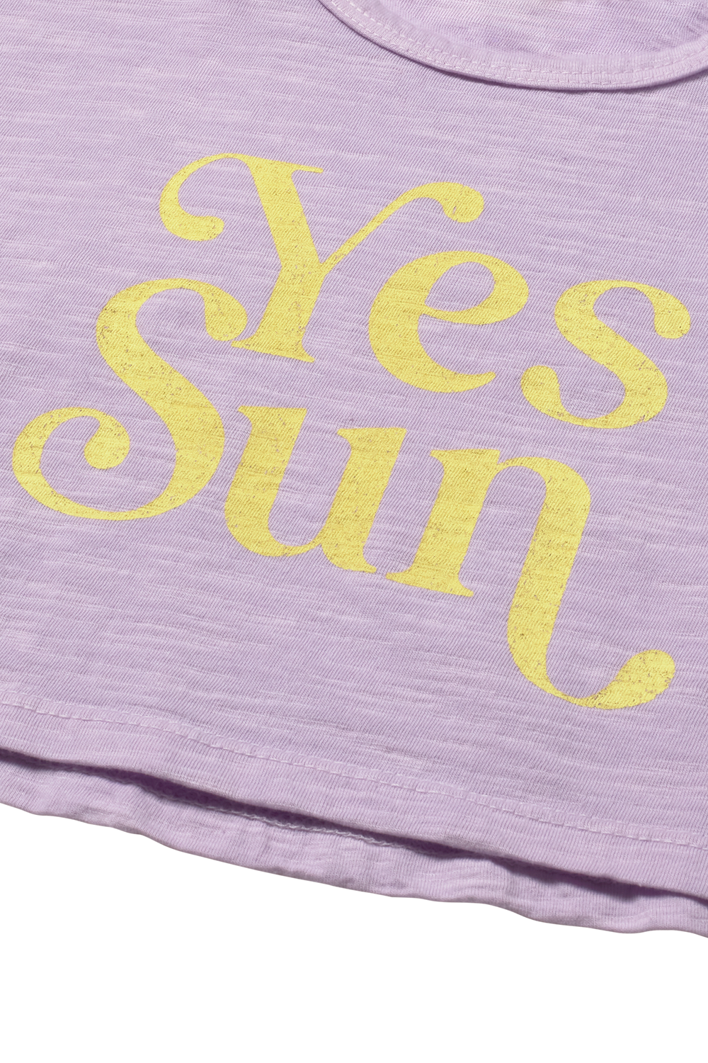Soft Slub Cotton Print Baby T- Shirt Sun (Lavender)