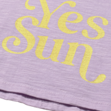 Soft Slub Cotton Print Baby T- Shirt Sun (Lavender)