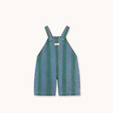 Baby Denim Dungaree (Retro Stripes)