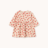 Rib Baby Dress (Mini Mushrooms)