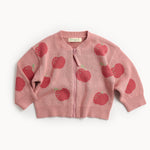 Aymer Apple Knit Cardigan (Rosy)