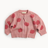 Aymer Apple Knit Cardigan (Rosy)