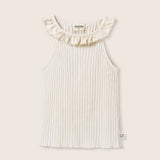 Soft Rib Cotton T-Shirt (Ivory)