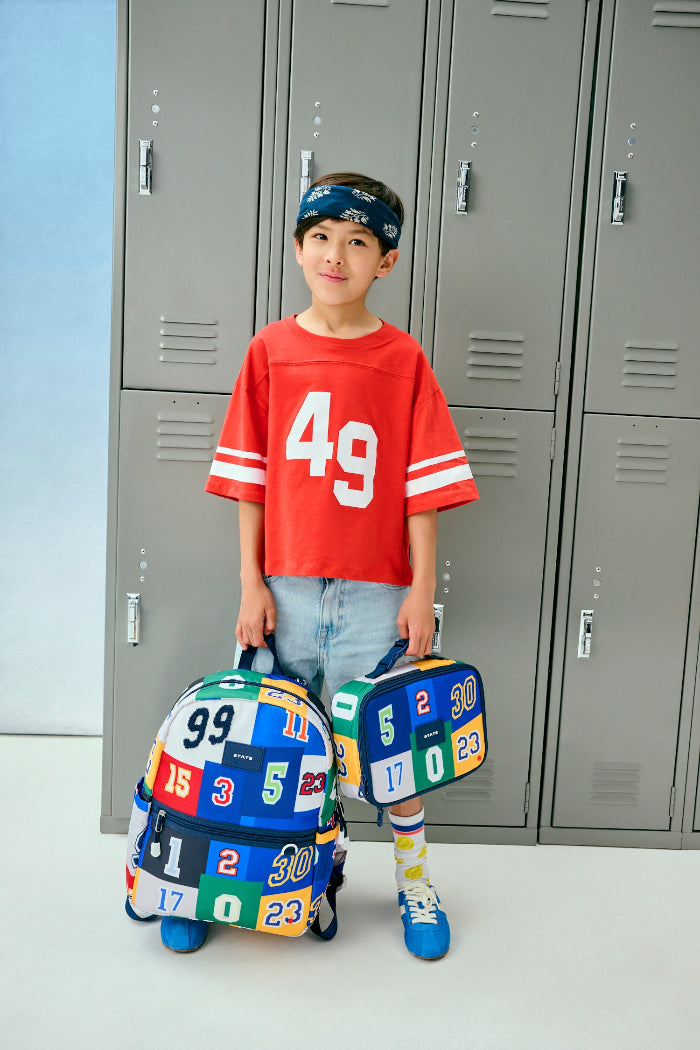 Kane Double Pocket Backpack (Varsity Numbers)