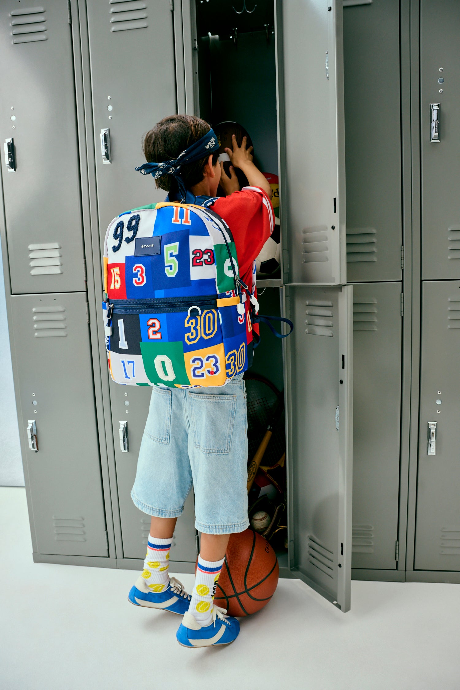 Kane Double Pocket Backpack (Varsity Numbers)