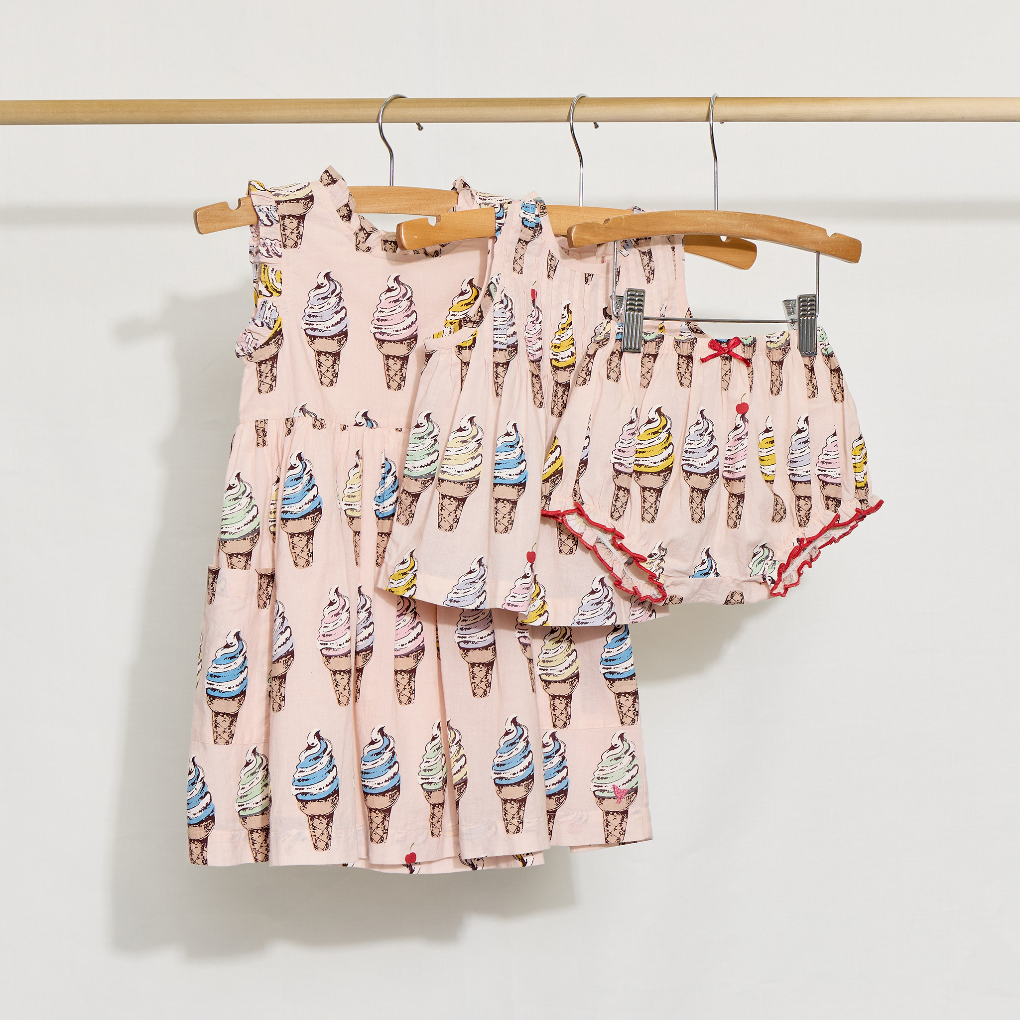Baby Girls Jaipur 2-Pc Set (Pink Soft Serve)