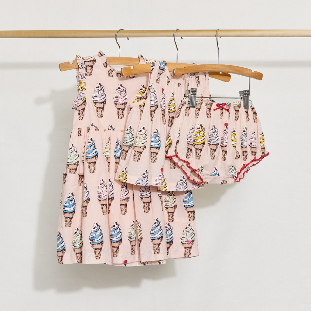 Baby Girls Jaipur 2-Pc Set (Pink Soft Serve)