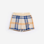 Fun Tartan Knitted Shorts (White)