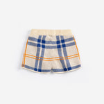 Fun Tartan Knitted Shorts (White)