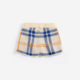 Fun Tartan Knitted Shorts (White)