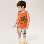 Fun Tartan Knitted Shorts (White)