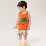 Fun Tartan Knitted Shorts (White)