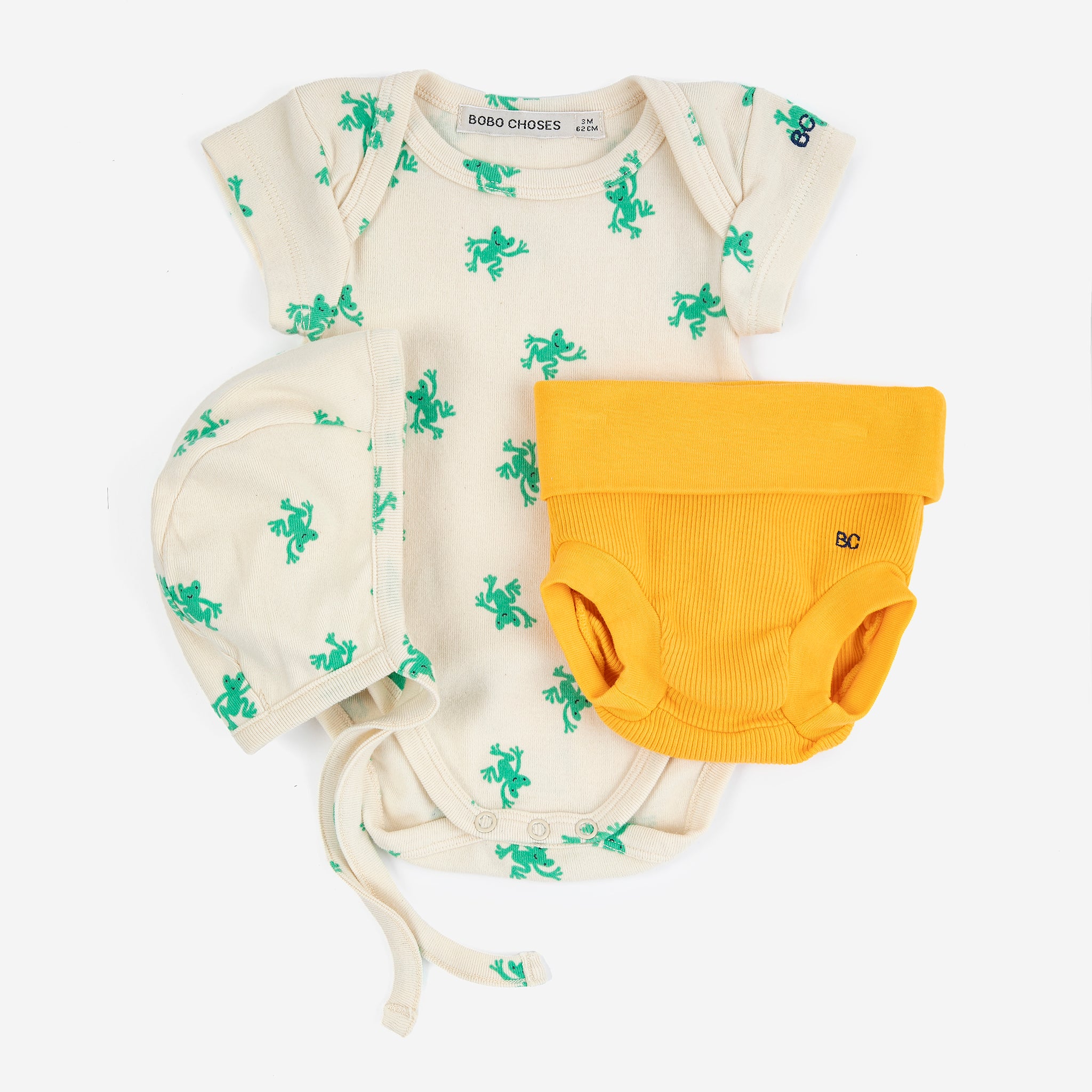 Hopping Frog All Over Baby Gift Set (White)