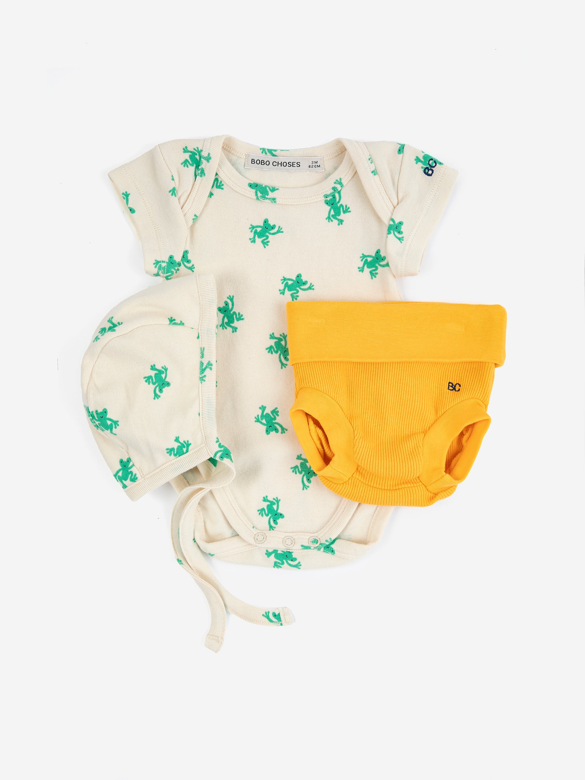 Hopping Frog All Over Baby Gift Set (White)