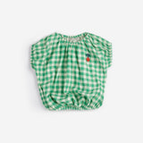Pixel Sugar Beet Vichy Woven Blouse (Green)