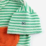 Stripes Terry Cloth T-Shirt (Green)