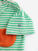 Stripes Terry Cloth T-Shirt (Green)