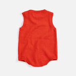 Pixel Strawberry Knitted Romper (Red)