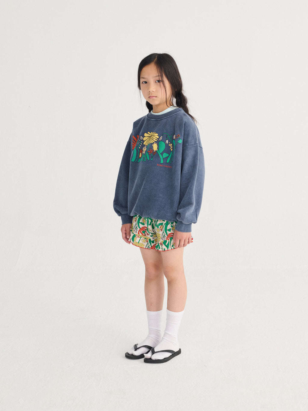 Color Herbalist Sweatshirt (Navy Blue)