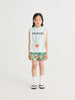 Color Herbalist All Over Woven Big Kid Shorts (Offwhite)