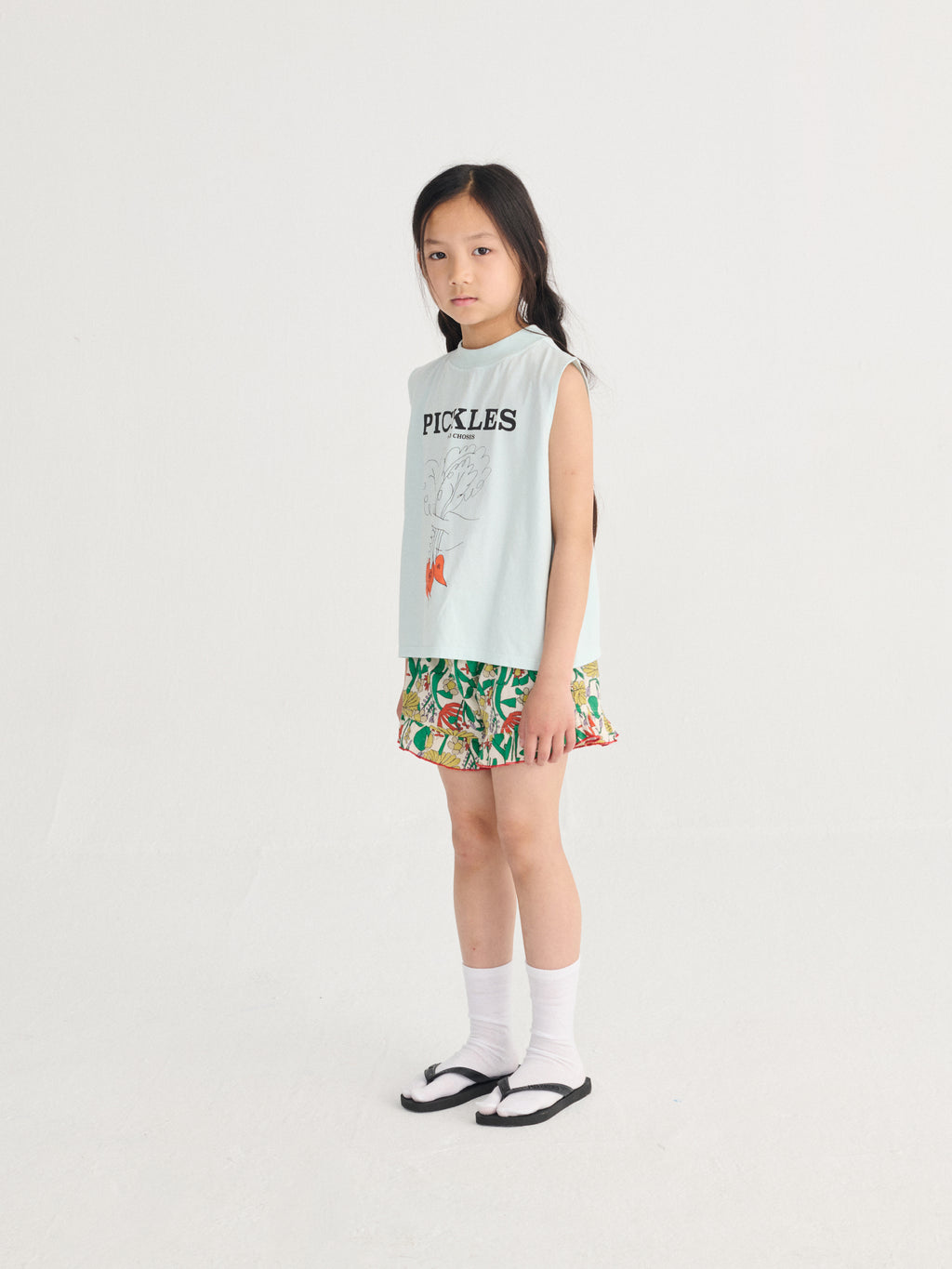 Color Herbalist All Over Woven Big Kid Shorts (Offwhite)