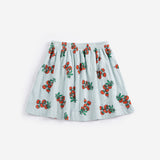 Juicy Tomatoes All Over Skirt (Light Blue)