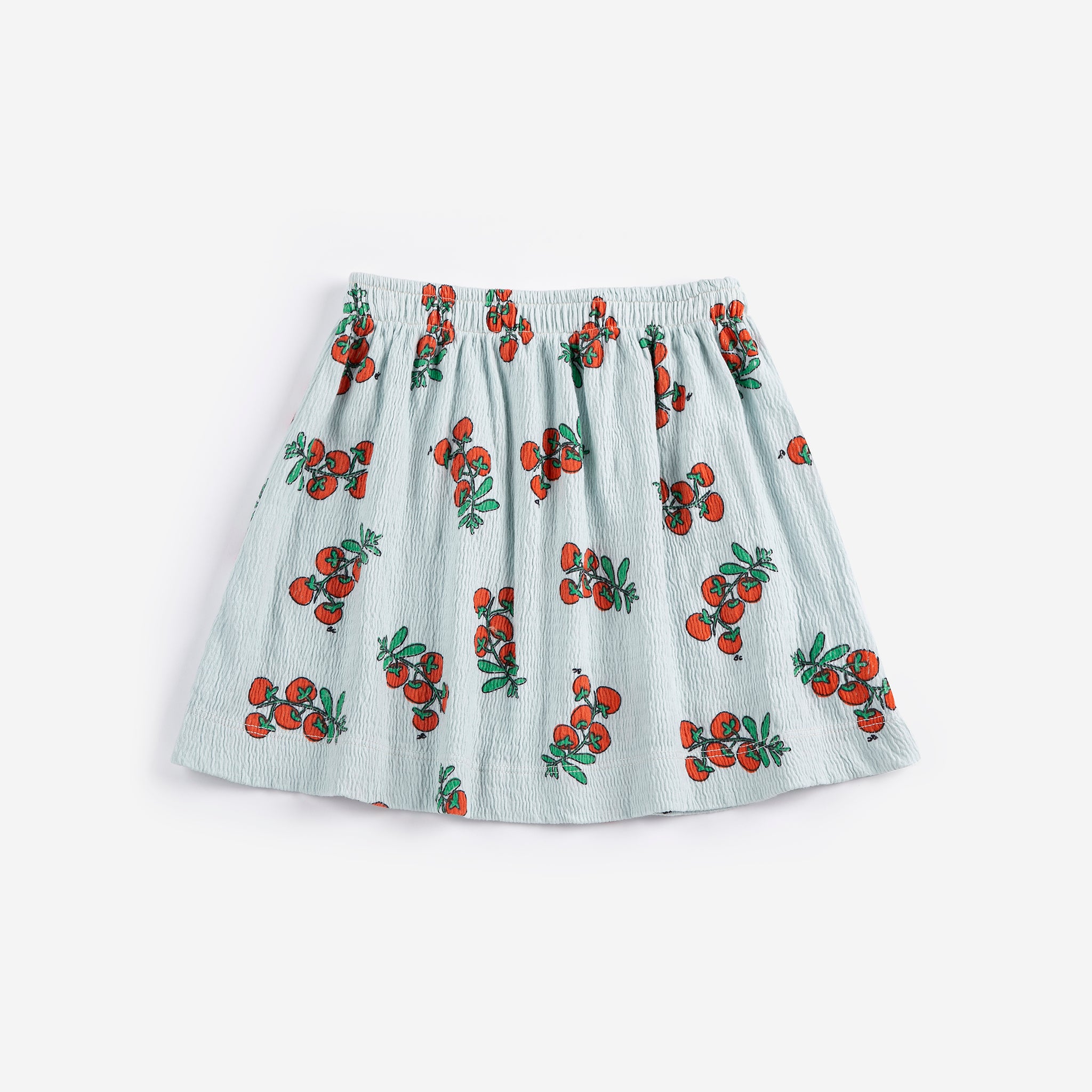 Juicy Tomatoes All Over Skirt (Light Blue)