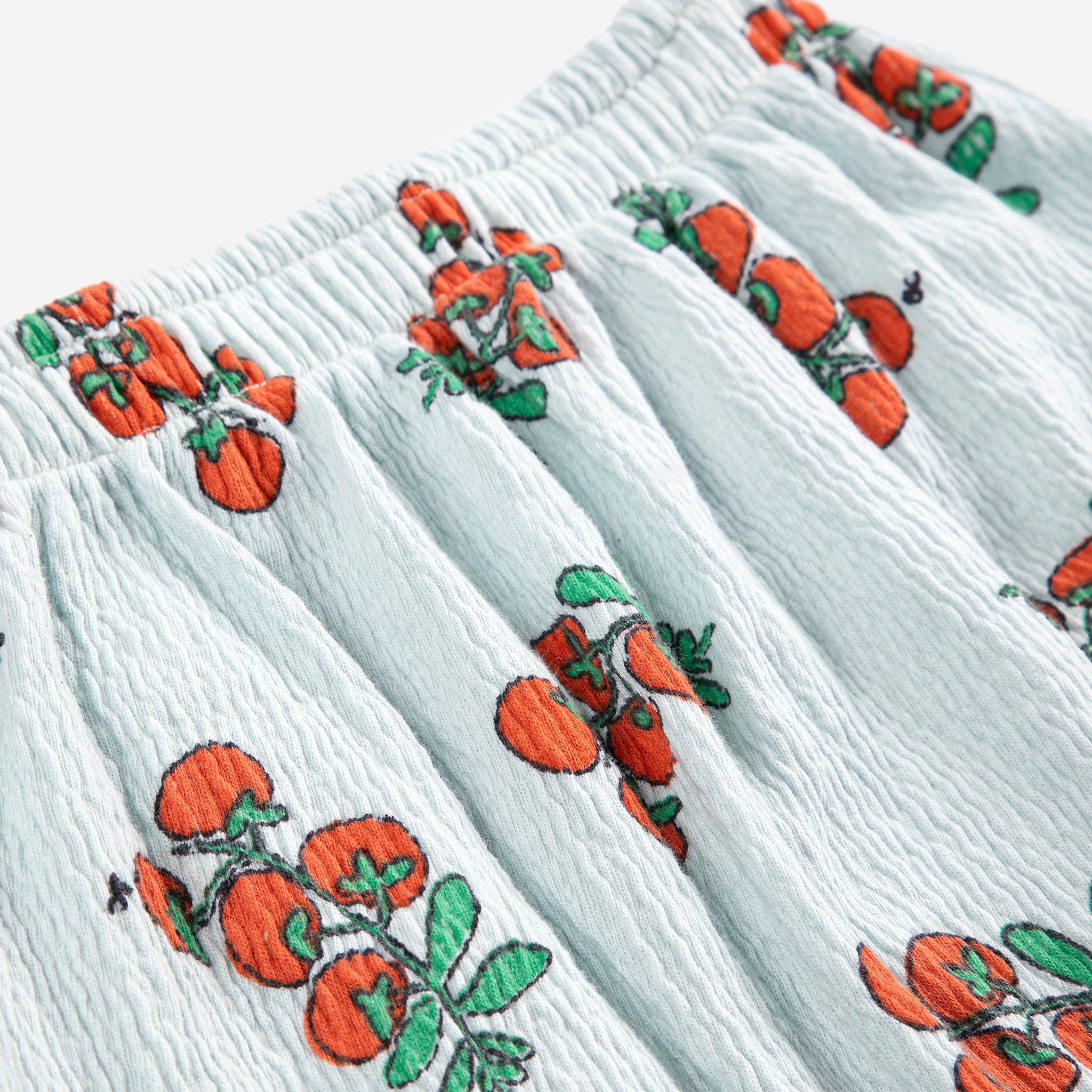 Juicy Tomatoes All Over Skirt (Light Blue)