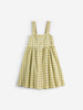 Spicy Window Pane Woven Dress (Yellow)