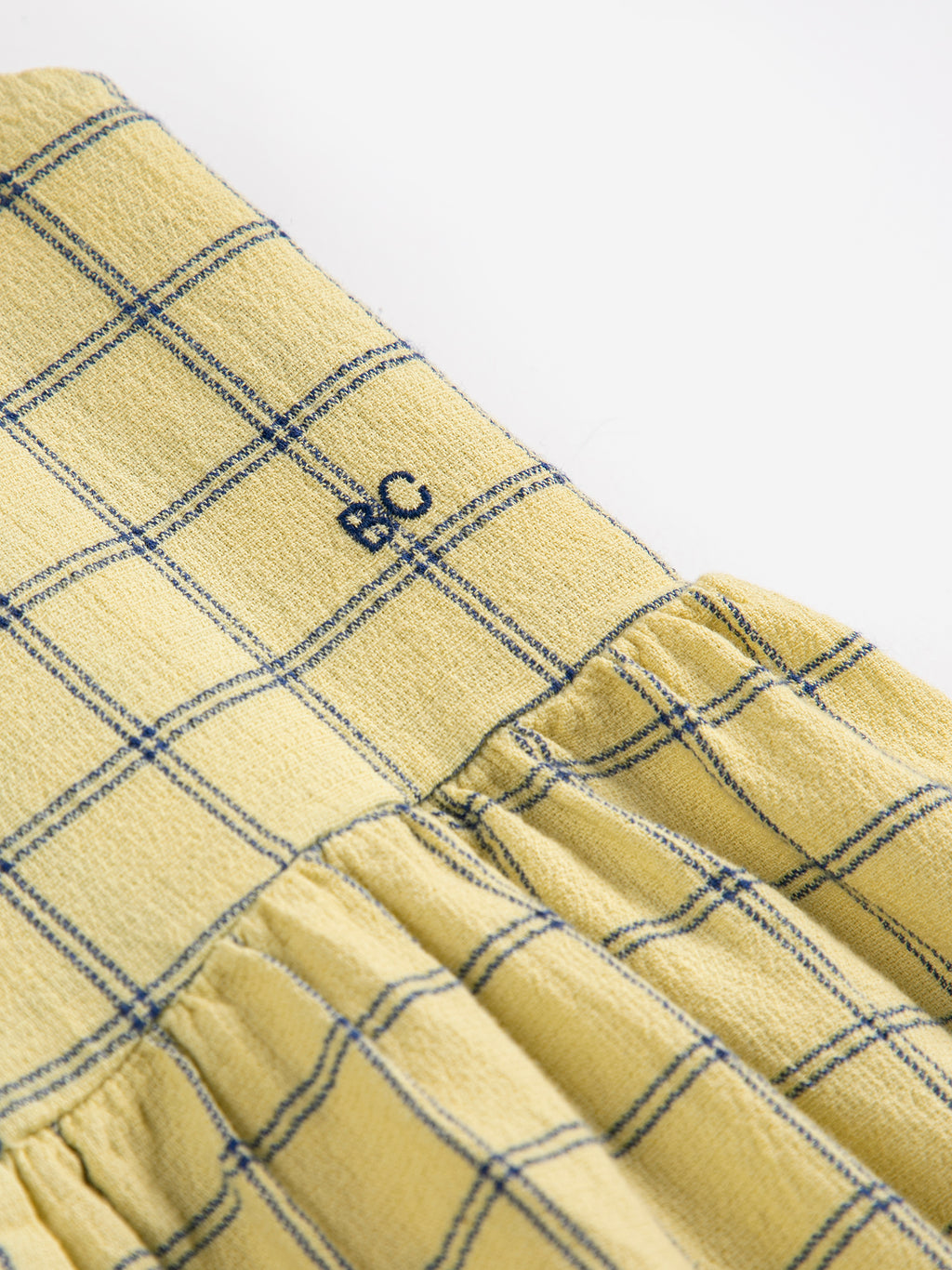Spicy Window Pane Woven Dress (Yellow)