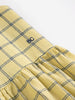 Spicy Window Pane Woven Dress (Yellow)