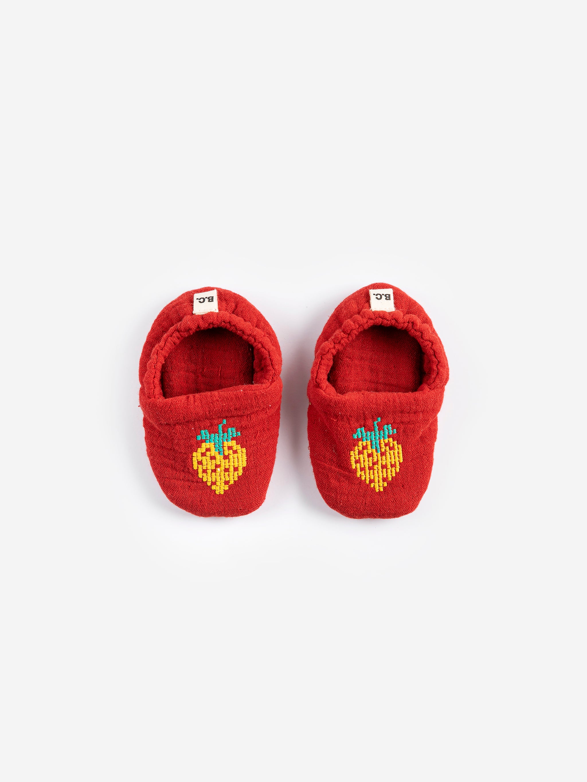Strawberry Baby Slippers