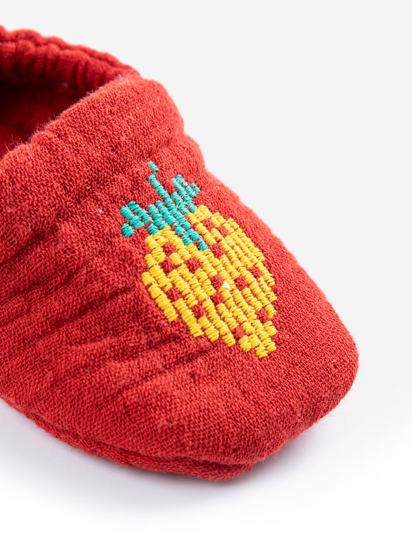 Strawberry Baby Slippers
