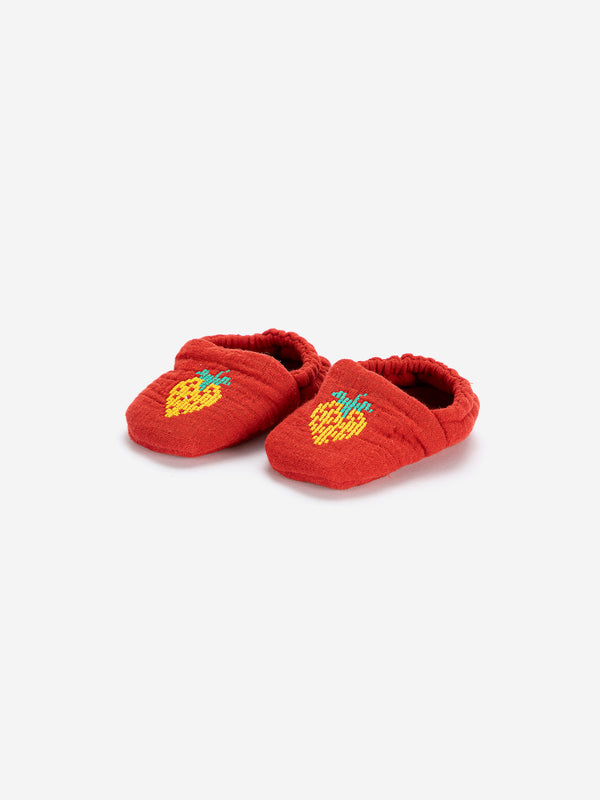 Strawberry Baby Slippers