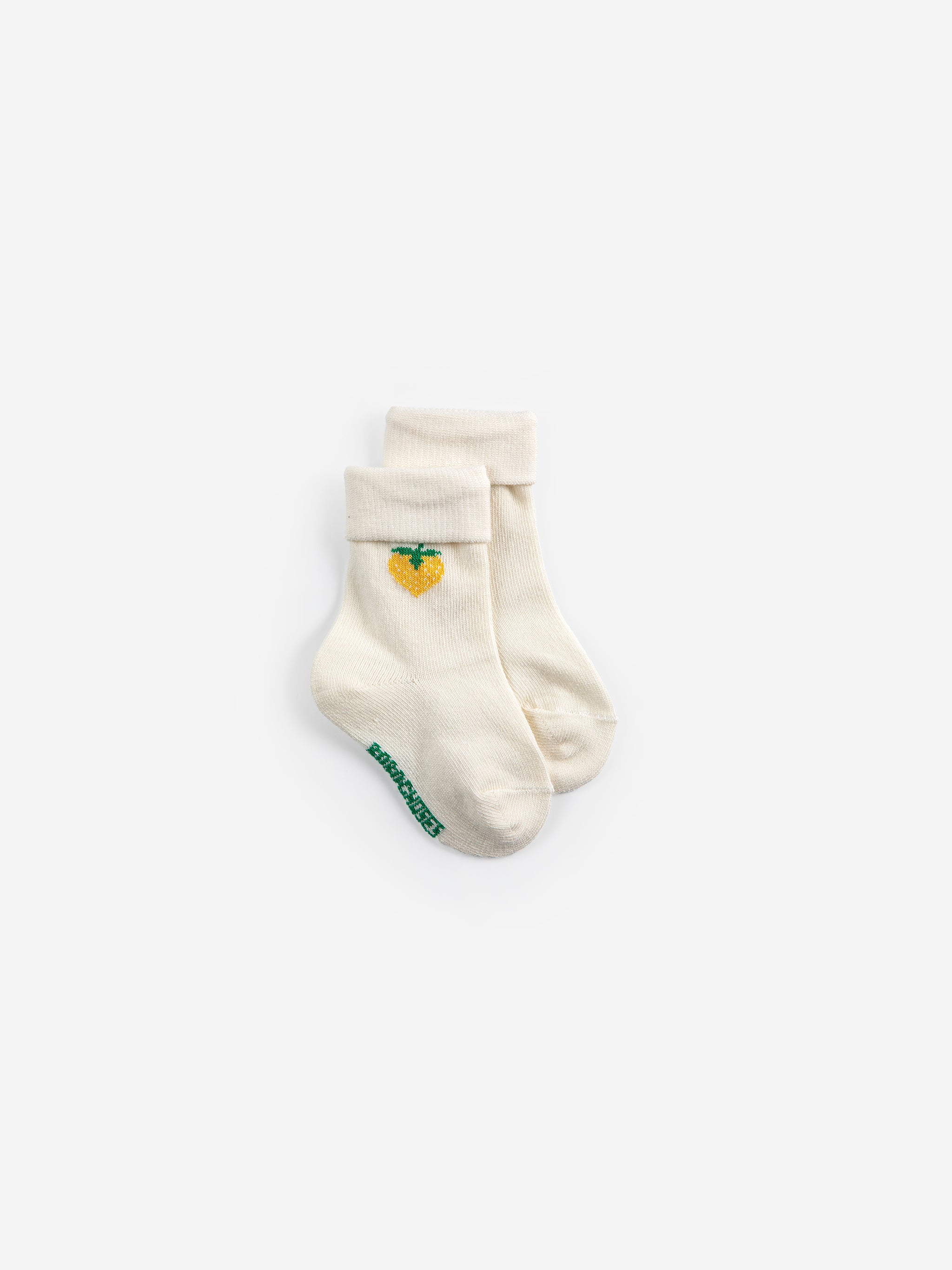 2-Pack Pixel Strawberry Short Socks (White)