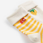 2-Pack Pixel Strawberry Short Socks (White)
