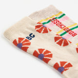 Long Baby Socks Two Pack (Kaleidoscope All Over, Stripes)