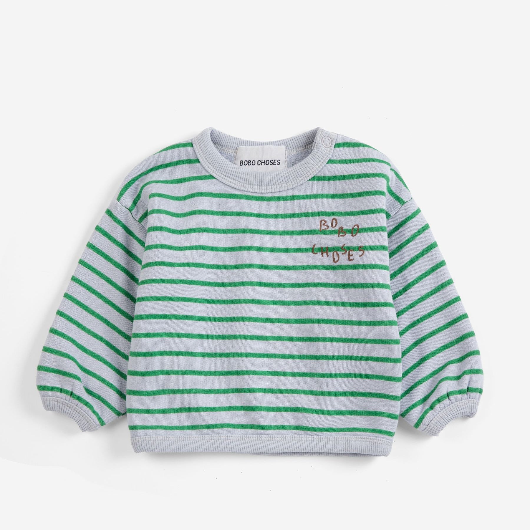 Stripes Sweatshirt (Light Heather Grey)