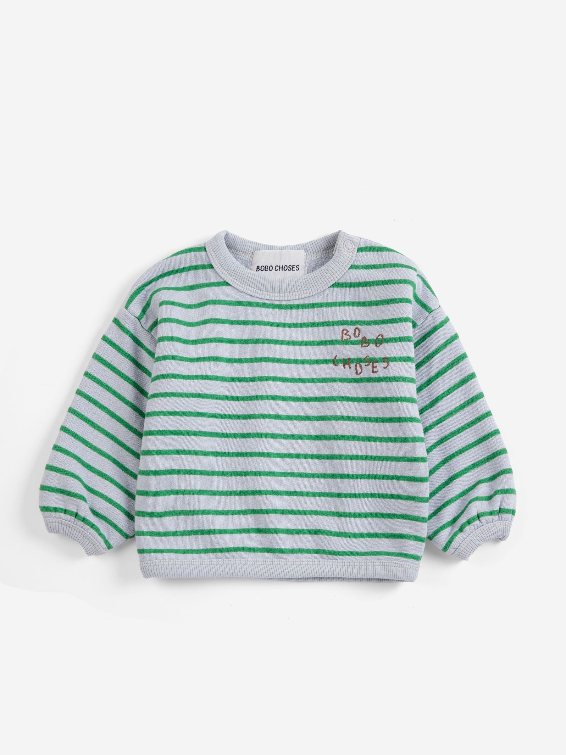 Stripes Sweatshirt (Light Heather Grey)