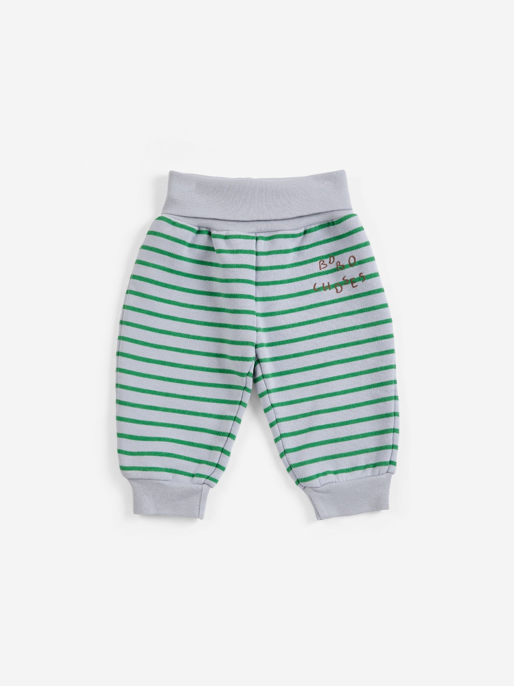 Stripes Jogging Pants (Light Heather Grey)